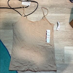Time and Tru Light Brown Camisole Top